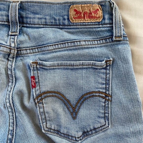 low rise levi denim cut offs - Picture 4 of 4